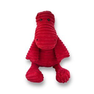 Jellycat Red Corduroy Cordy Roy Dino Dinosaur Plush 16" GUC London Stuffed